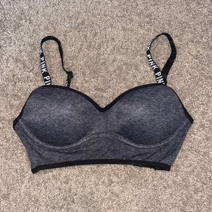 PINK strappy back bra